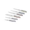 Cuisinart Classic 12-Piece Stainless Steel Color Band Knife Set with Blade Guards, Multicolor