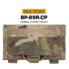 Tactical Molle Pouch Clip Bag Phone Case EDC Tool Bag Quick Release Design Outdoor Camping Hunting Accessories Pouch (Color: CP)