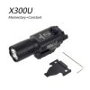 Tactical Surefire X300 Ultra Metal Weapon Momentary Constant Flashlight Pistol Scout Light Airsoft Outdoor Hunting Gun 20mm Rail