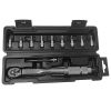 15Pcs Torque Wrench Set 1/4" 2-24Nm Bike Torque Wrench Allen Key Tool Socket Spanner Set Cycling Tool Bicycle Repair Kit