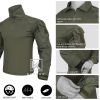 KRYDEX CP Style Tactical Camouflage Shirt & Pants Kit G3 Combat BDU Uniform Set For Outdoor Hunting Gear