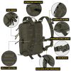 KRYDEX Tactical D3 Flatpack Backpack Upgraded Version 23L Expandable Assaulter Pack Hydration MOLLE / Strap Backpack