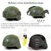 Military Tactical Helmet Cover Airsoft Paintball Wargame CS Camouflage Army Helmet Case Outdoor Hunting Equipment Cloth Cover