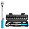 15Pcs Torque Wrench Set 1/4" 2-24Nm Bike Torque Wrench Allen Key Tool Socket Spanner Set Cycling Tool Bicycle Repair Kit